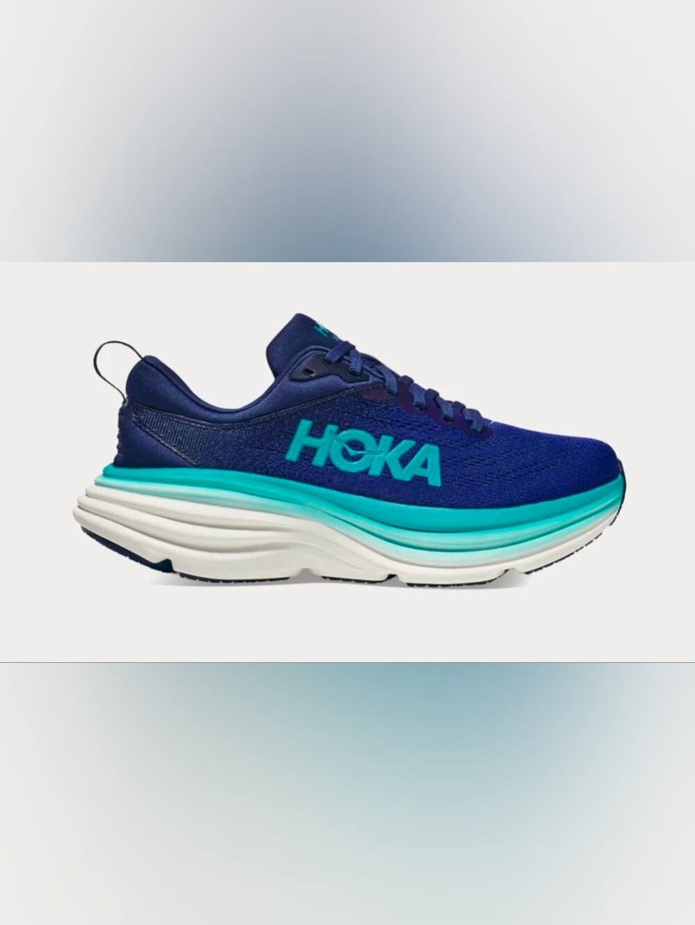 Hoka Bondi 8 Women's Bellwether Blue Size 9.5B